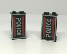 LEGO Espace : 2x Panneau 1 x 2