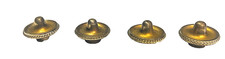 Lot de 4 pieds toupie en