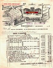 Beau document du 15/11/1918 MICHEL DESPOIS BUFFARD Quincaillerie - Tinchebray 61