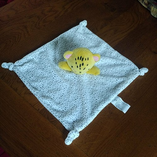 Doudou plat tigre jaune - , blanc