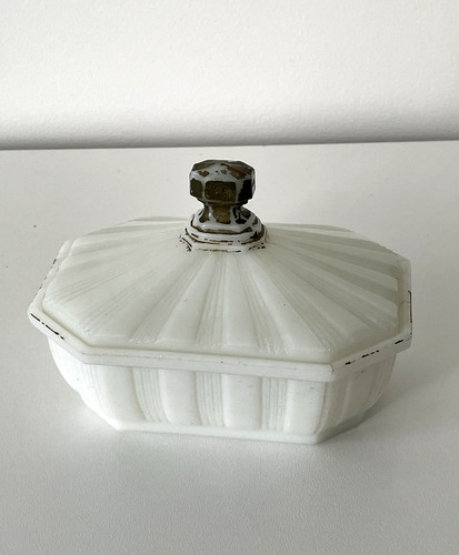 Bonbonnière opaline - bonbonnière,