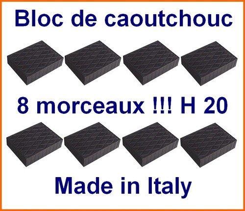 Bloc de caoutchouc - de,