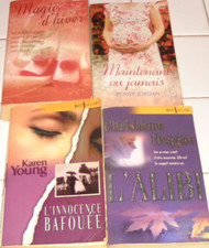 lot de 4 livres Harlequin