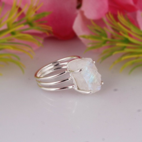 Bague argent 925 sertie - en,