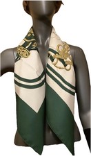 💚 Foulard HERMÈS "Brides