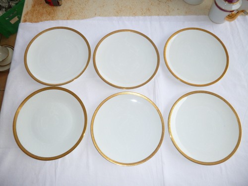Assiettes limoges malevergne - 6,