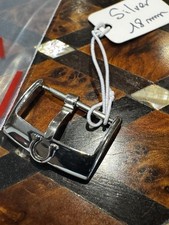 Boucle Ardillon Omega 18mm argentée