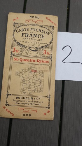 Ancienne carte michelin - carte,