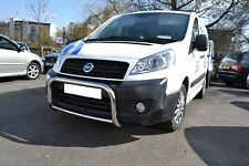 Buffles Barre Pour 2007 - 2016 Fiat Scudo Coup Menton Grille Van un Inox Acier