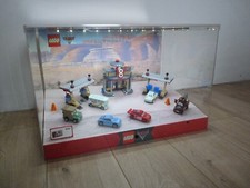 vitrine lego car 2 8487 / disney / présentoir / plv / année 2001 / éclairage ok