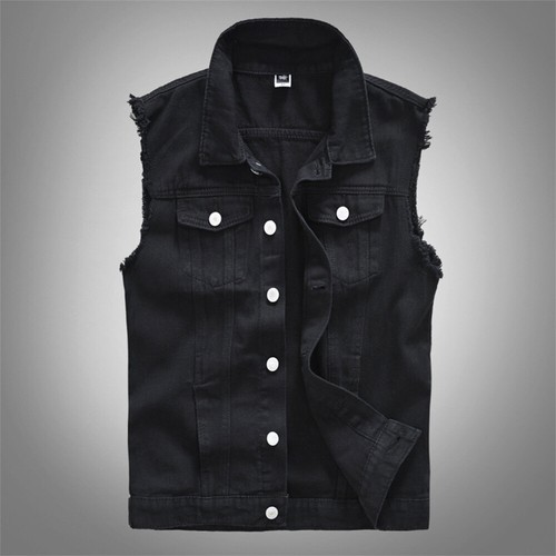 Gilet moto jean pour - de,
