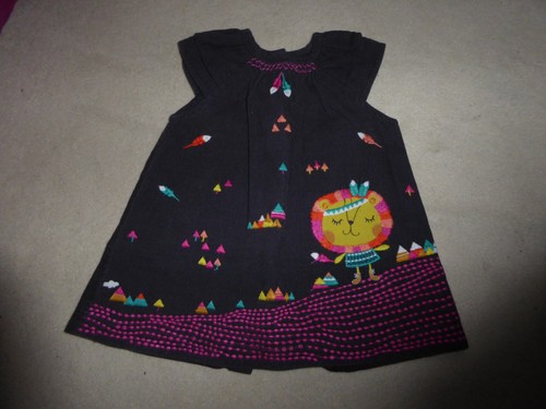 Robe chasuble velours brodée