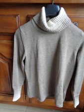 pull col roulé lucia taille 42 laine vierge tbe