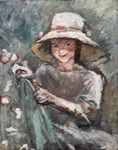 Tableau ancien portrait - tableau,