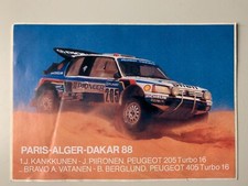 STICKER PARIS ALGER DAKAR 88
