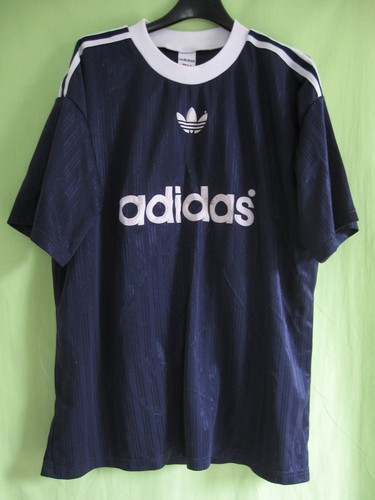 Maillot marine blanc adidas - marine, et