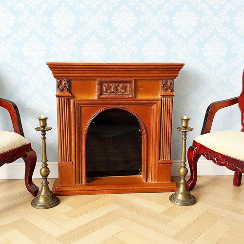 Cheminée décorative bois - décorative, en