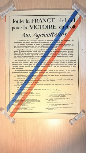 Affiche ww1 1918 - toute, la