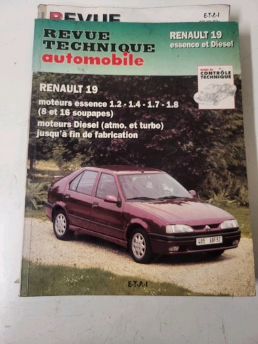 Revue technique renault - technique, 19