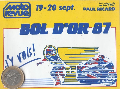 Moto bol 1987 - bol, d'or
