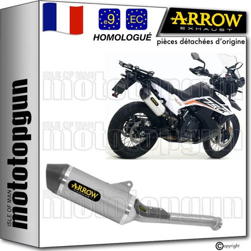 Arrow pot echappement - echappement, approuve