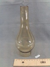 verre de lampe à pétrole base Ø 52,5 mm, bombé viennois, en verre teinté (DF6)