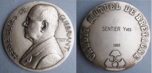 Médaille hervé budes - médaille, de