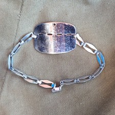 Guerre d'Indochine : Bracelet matricule de PFAT en Indochine