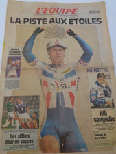 💥Journal L'équipe 02/09/1996 Florian Rousseau Champion Monde vitesse Cyclisme
