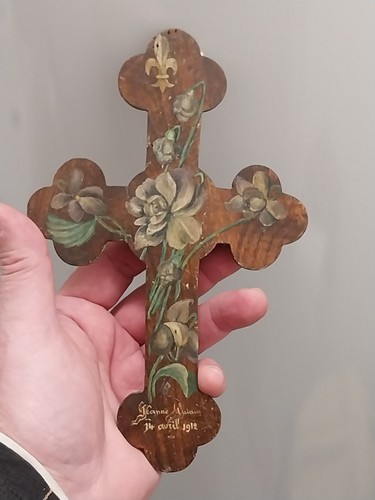 Christ ancien peint - ancien,
