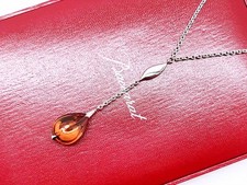 Collier cristal de Baccarat pendentif psychédélique bijou coloré rare E562