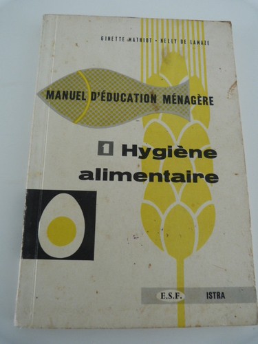Manuel éducation ménagère - d'éducation,