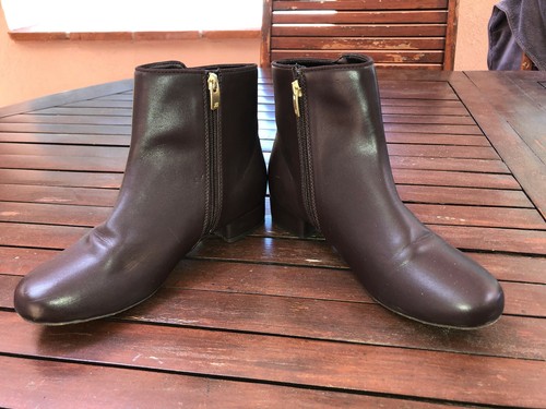 Jolies bottines zippées cuir - bottines,