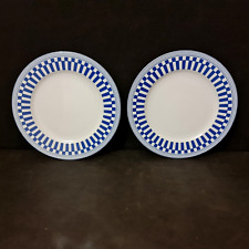 2 assiettes en porcelaine "Ligne Hôtesse"