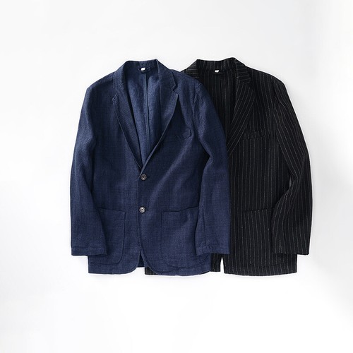 Hommes lin costume blazer - hommes,