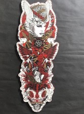 Prefab77 Totem Sur Bois Style Street Art Pop Art Signé