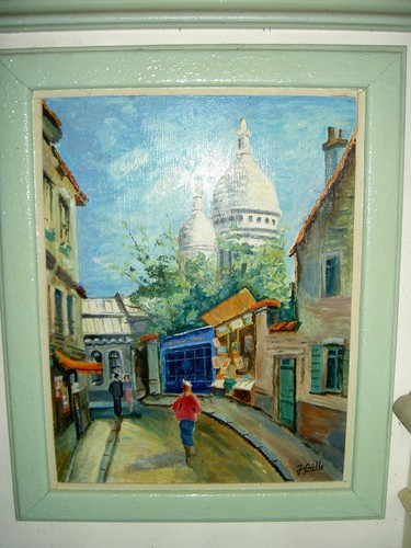 Peinture signée faille - peinture, j.faille