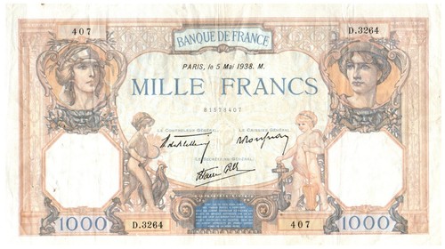 France 1000 francs cérès - 1000, et