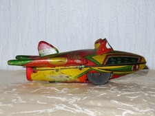 Jouet tôle avion zeppelin - en,