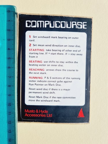 Autocollant compucourse musto - compucourse,