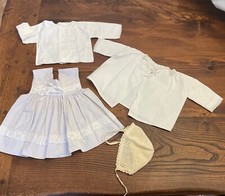 Lot De vêtements De bébé De poupon Poupée Anciens