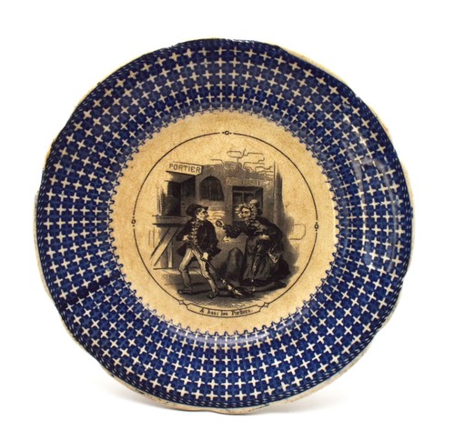 Assiette parlante céramique