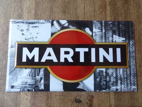 Plaque publicitaire martini - publicitaire,