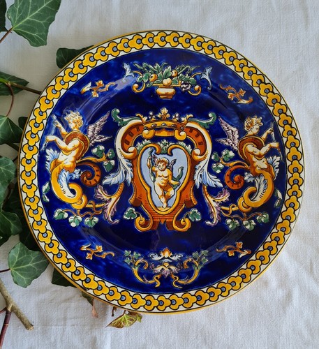 Ancienne assiette gien - assiette,