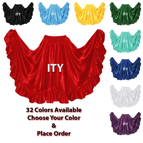 Yard satin flamenco skirt - 12,