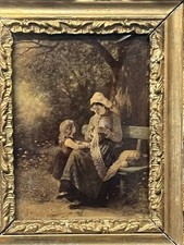 peinture fixé sous verre