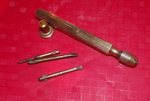 Ancien tournevis horloger long - ancien,
