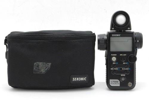 Near mint case sekonic - w/case, ]