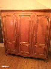 armoire penderie en merisier 