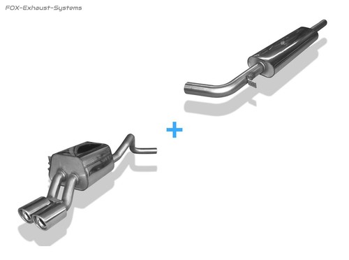 Inox sportauspuffanlage depuis - inox,